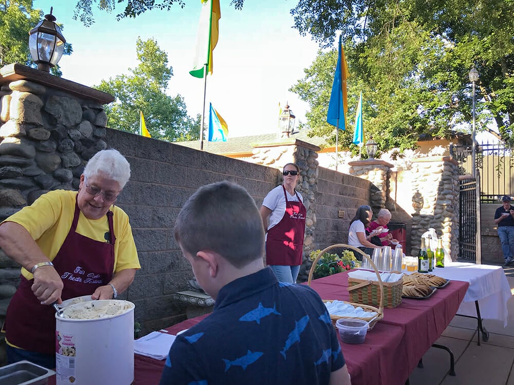 ice cream social at fair oaks theatre festival

