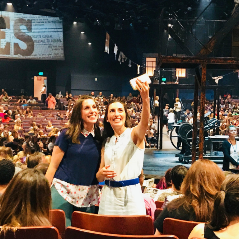 two women taking a selfie