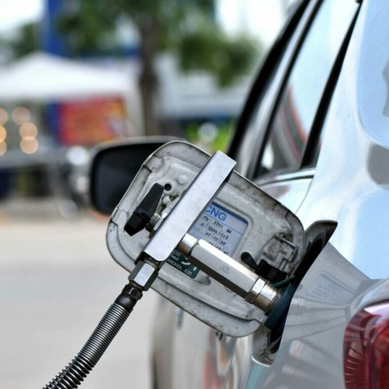 pumping gas