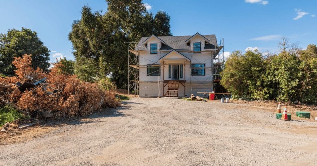 a home under construction