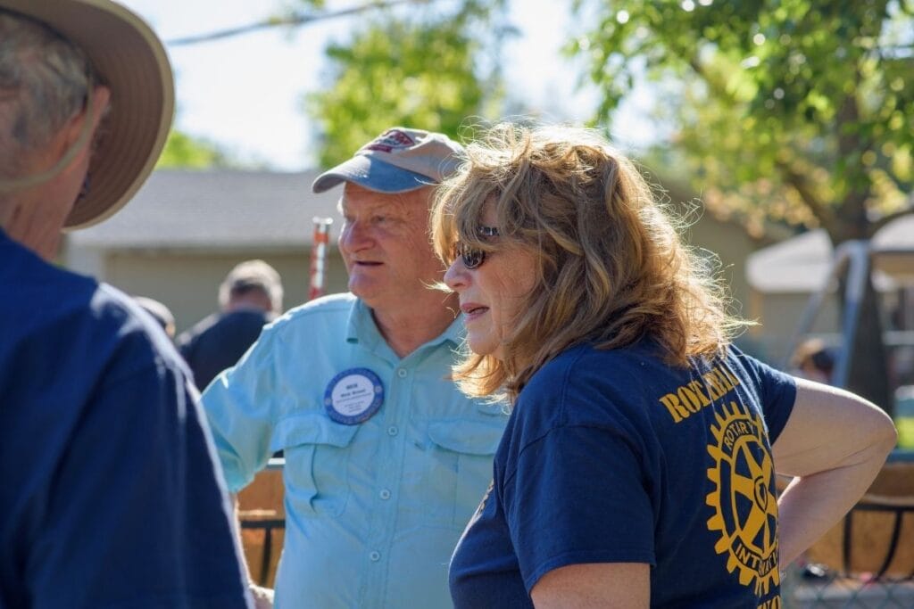 fair oaks rotary club president Betsy and Nick Broad